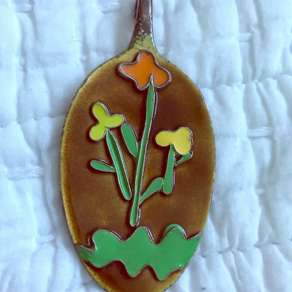 Vintage spoon pendant